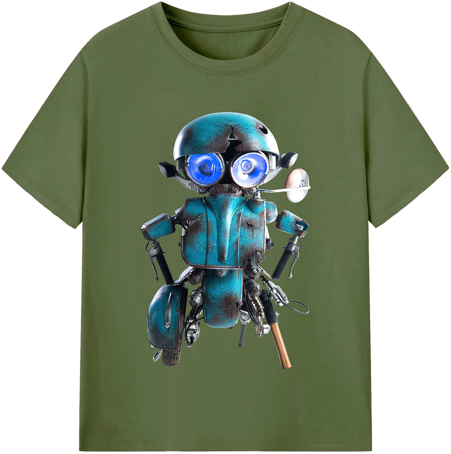 （画像用）  綿100％半袖Tシャツ（フロントプリント）